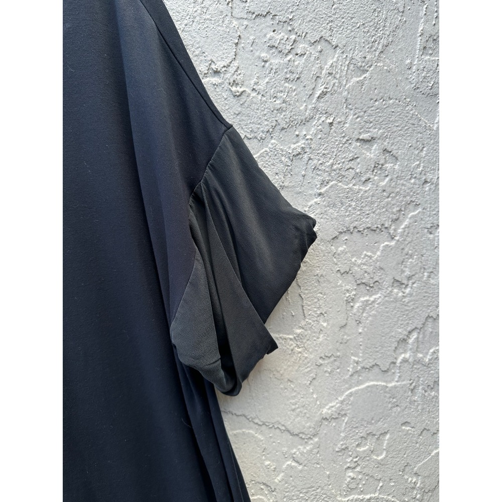 COS Shift Tee Shirt Dress Womens Medium Silk Sleeve Lagenlook Modest Relaxed - Picture 2 of 7